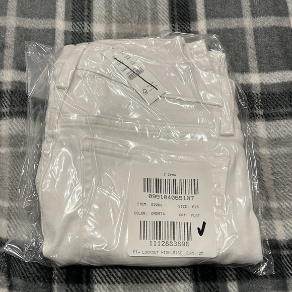 J. Crew Petite High Rise Toothpick Jeans White E2268 - Picture 9 of 9